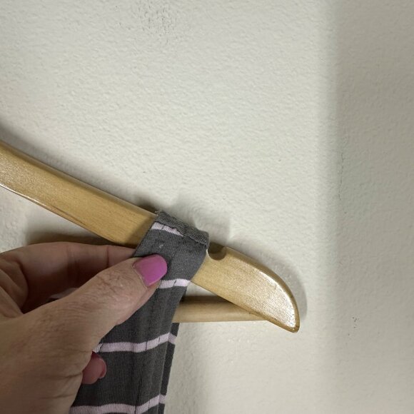 Pact Organic Cotton All Ease Lounge Jumpsuit Stripe Womens Size M Minimalist - Picture 6 of 7